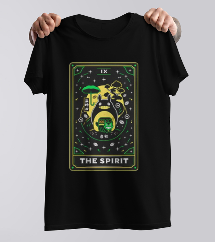 My Neighbor Totoro IX The Spirit Tarot Card T-Shirt