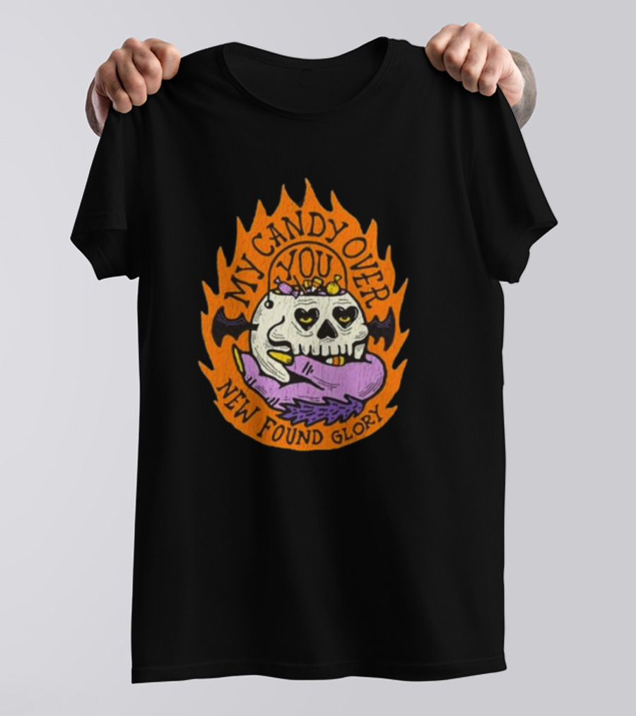 New Found Glory My Candy Over You Halloween T-Shirt