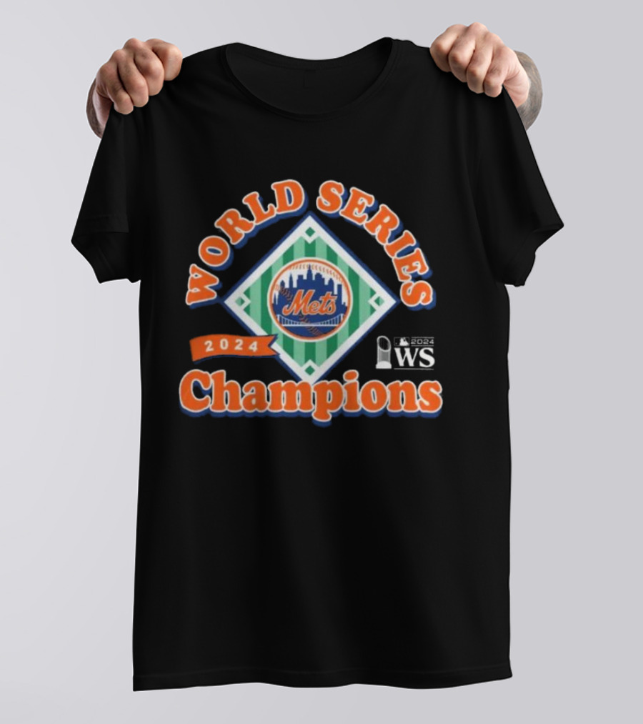 New York Mets 2024 World Series Champions WS T-Shirt