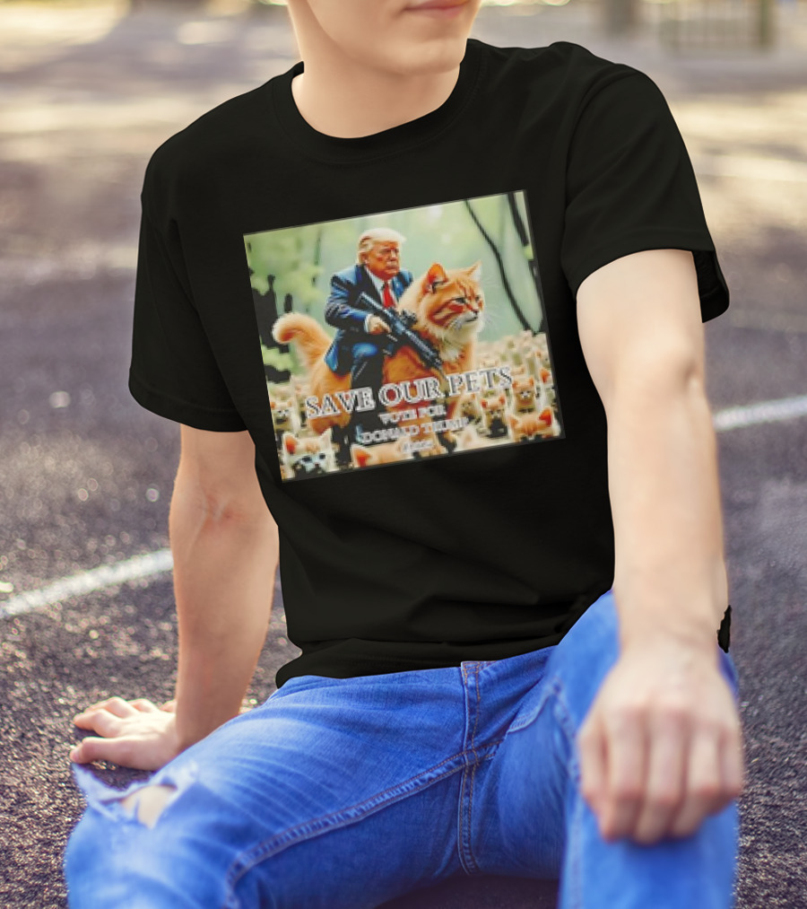 Save Our Pets Vote For Donald Trump 2024 Election T-Shirt