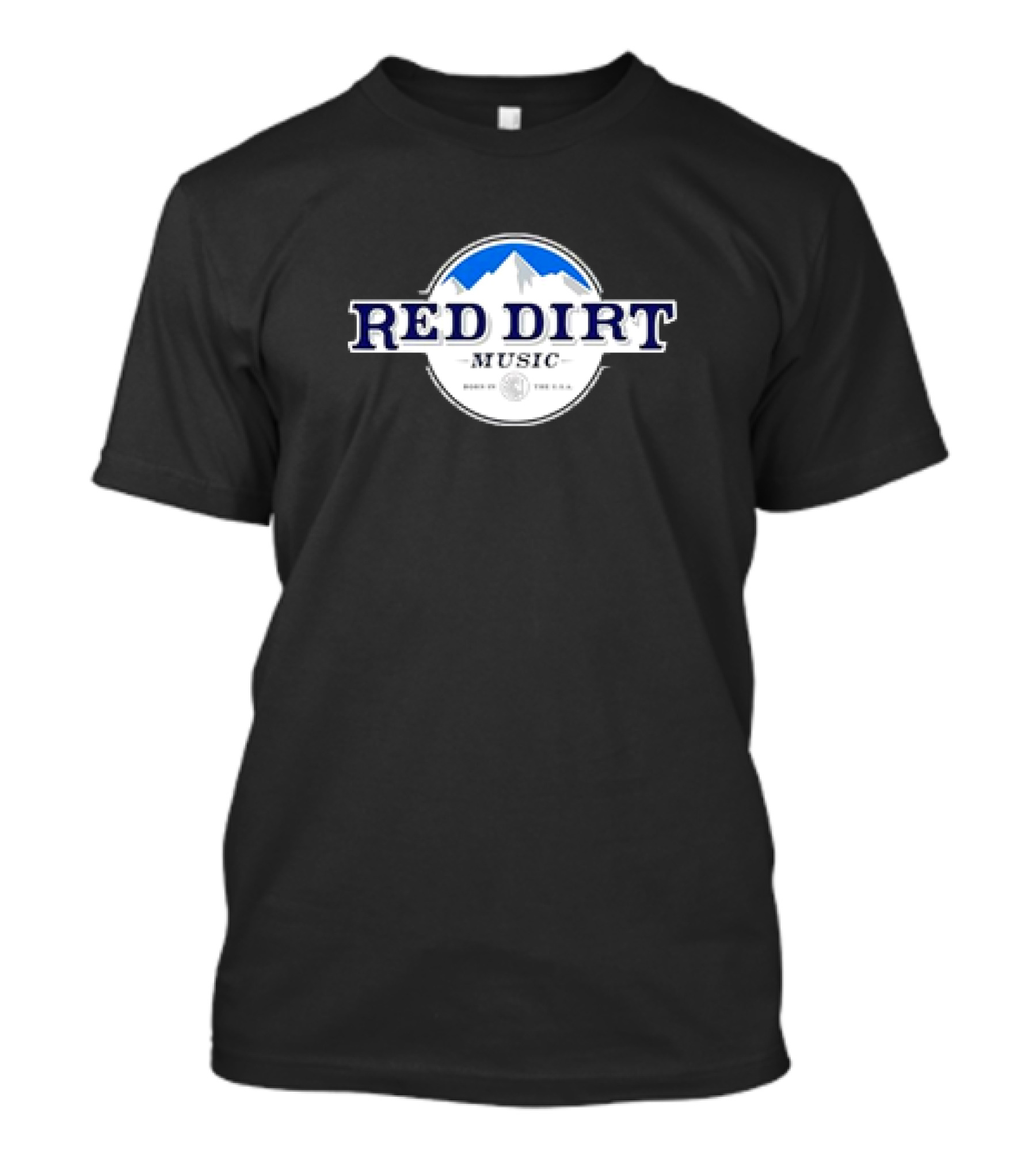 Red Dirt Music Born In The USA Mountain Country T-Shirt