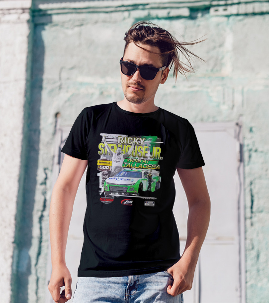 Ricky Stenhouse Jr. Wins At Talladega YellaWood 500 Race T-Shirt