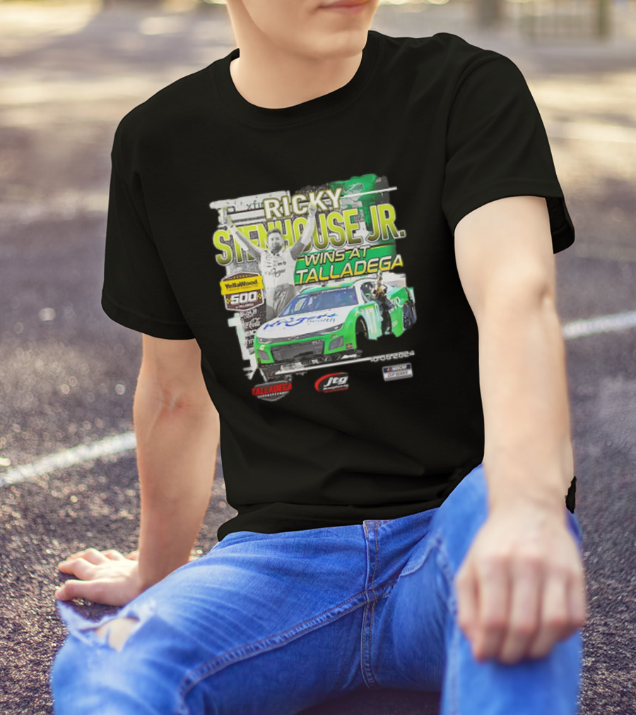 Ricky Stenhouse Jr. Wins At Talladega YellaWood 500 Race T-Shirt