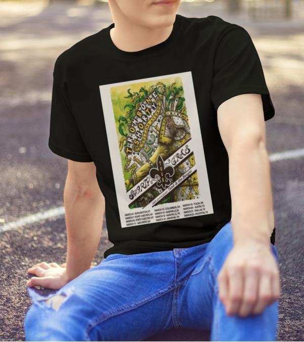 Trombone Shorty Shorty Gras 2025 Tour With Tank And The Bangas March Dates And Cities T-Shirt