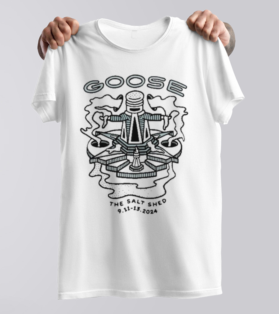 Goose The Salt Shed Tour Chicago September 11-13 T-Shirt