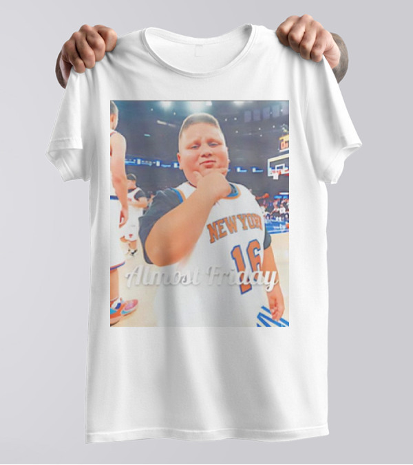 New York Knicks Almost Friday Rizzler 16 T-Shirt