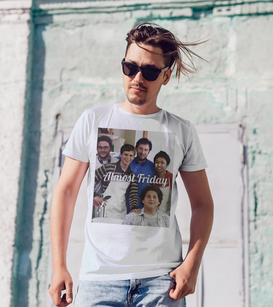 Superbad Almost Friday Kitchen Group Photo T-Shirt