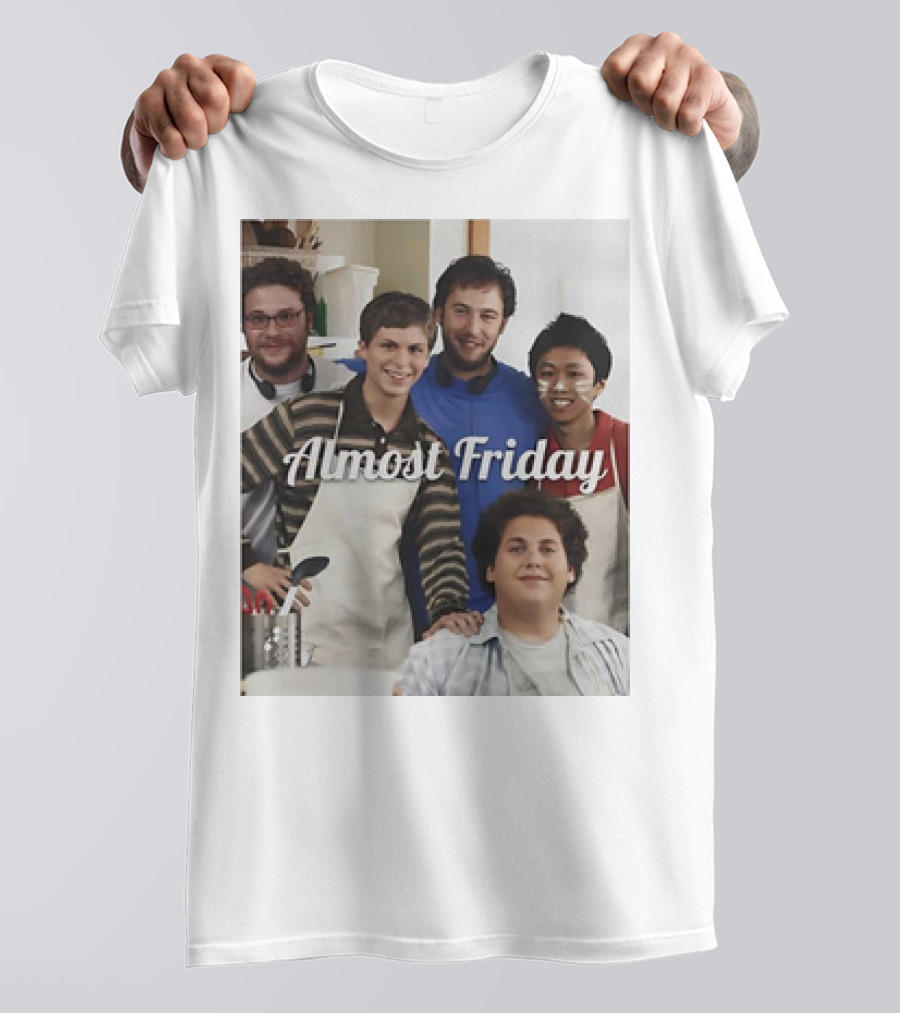 Superbad Almost Friday Kitchen Group Photo T-Shirt