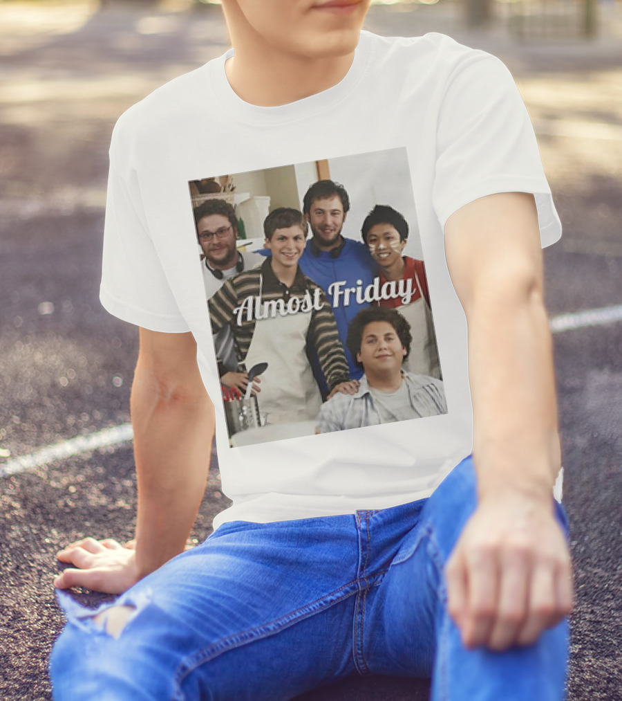 Superbad Almost Friday Kitchen Group Photo T-Shirt