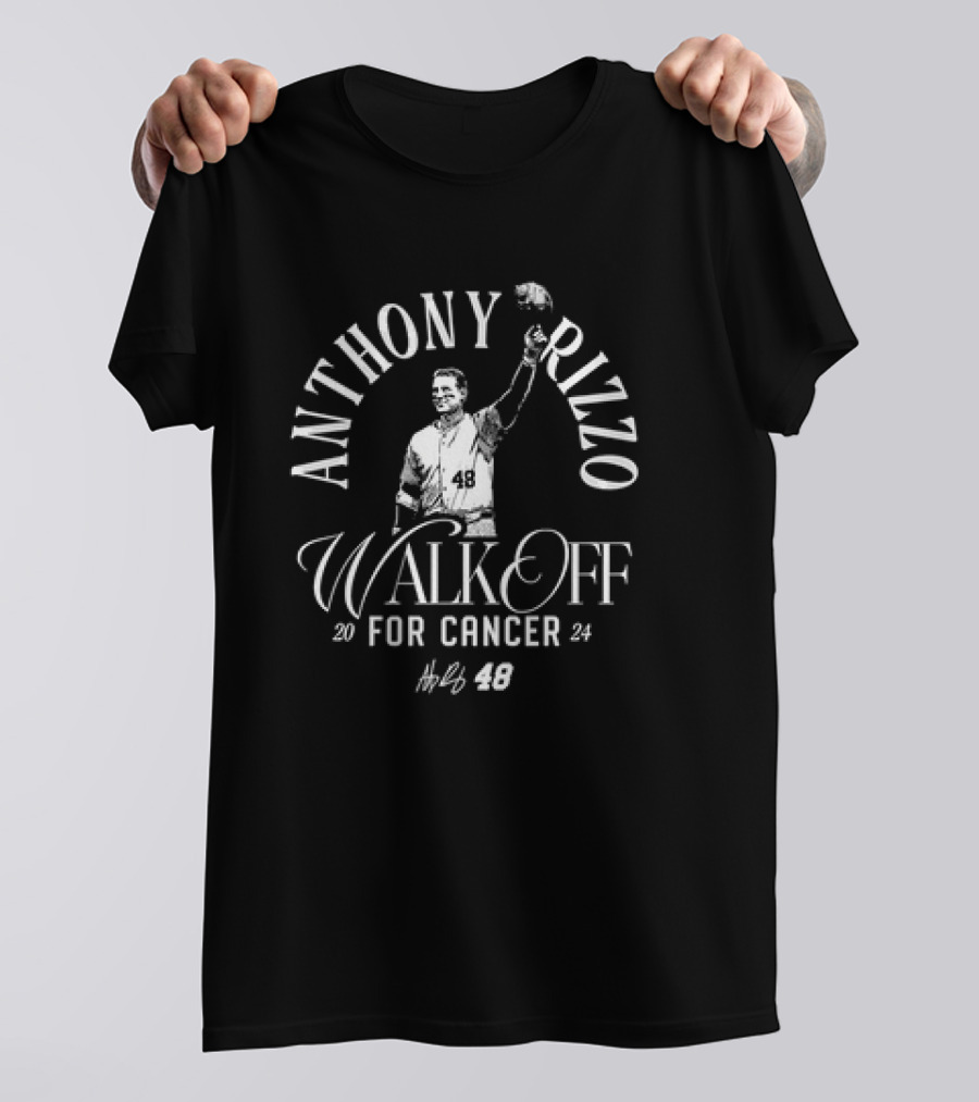 Anthony Rizzo Walk Off For Cancer 2024 48 T-Shirt
