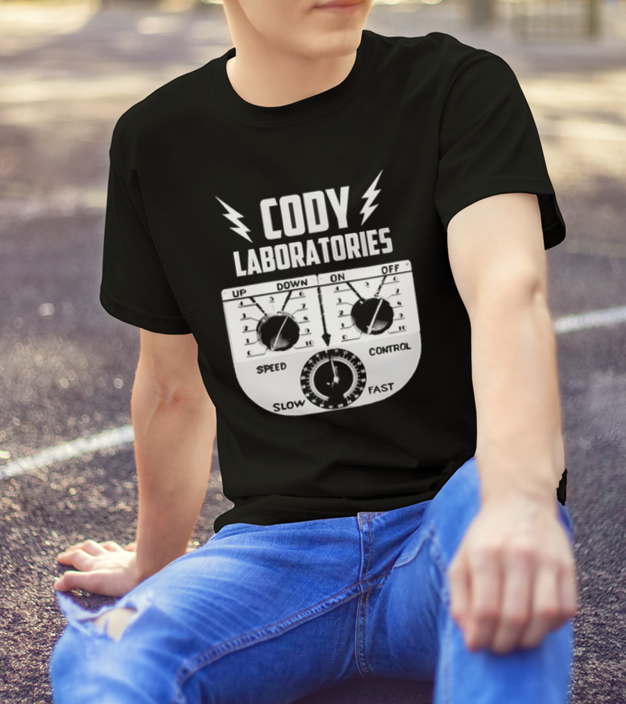 Cody Laboratories Speed Control Up Down On Off Slow Fast T-Shirt