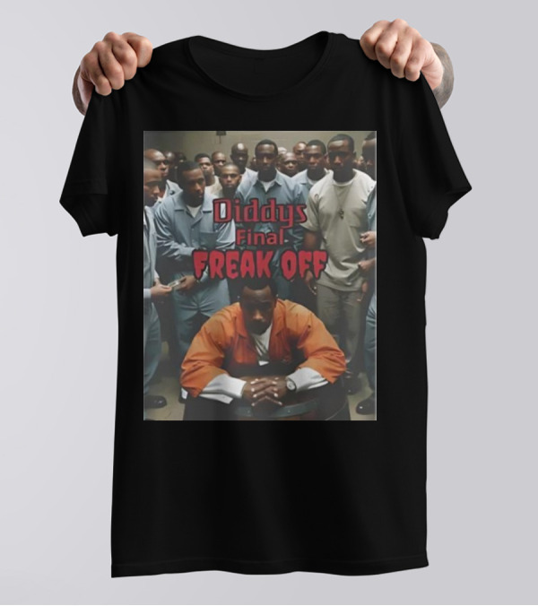 Diddys Final Freak Off Prison Room Scene T-Shirt