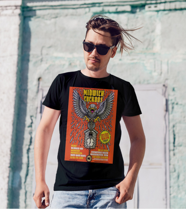 Midwich Cuckoos Hackney Show Nov 02 2024 Signature Brew London With Blinked 182 Mexican Painkiller Bats Bats Bats T-Shirt
