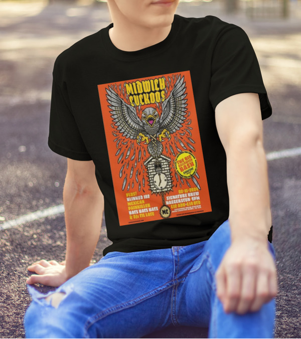 Midwich Cuckoos Hackney Show Nov 02 2024 Signature Brew London With Blinked 182 Mexican Painkiller Bats Bats Bats T-Shirt