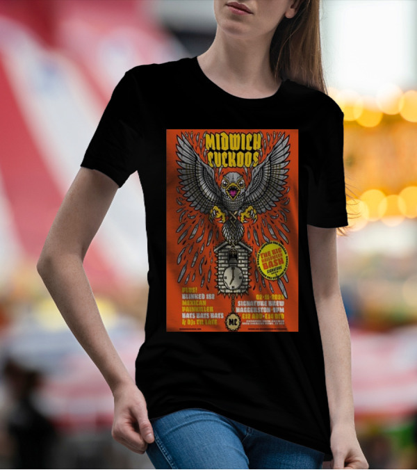 Midwich Cuckoos Hackney Show Nov 02 2024 Signature Brew London With Blinked 182 Mexican Painkiller Bats Bats Bats T-Shirt