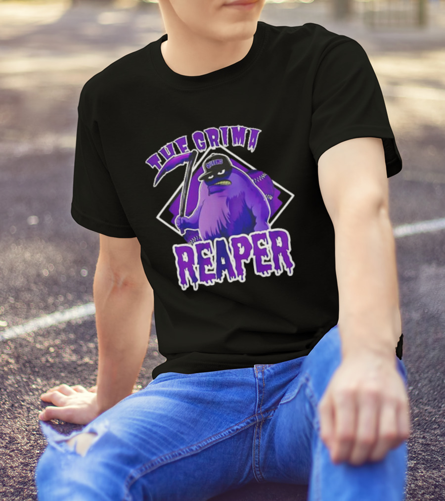 New York Mets The Grima Reaper Queens Baseball Character T-Shirt