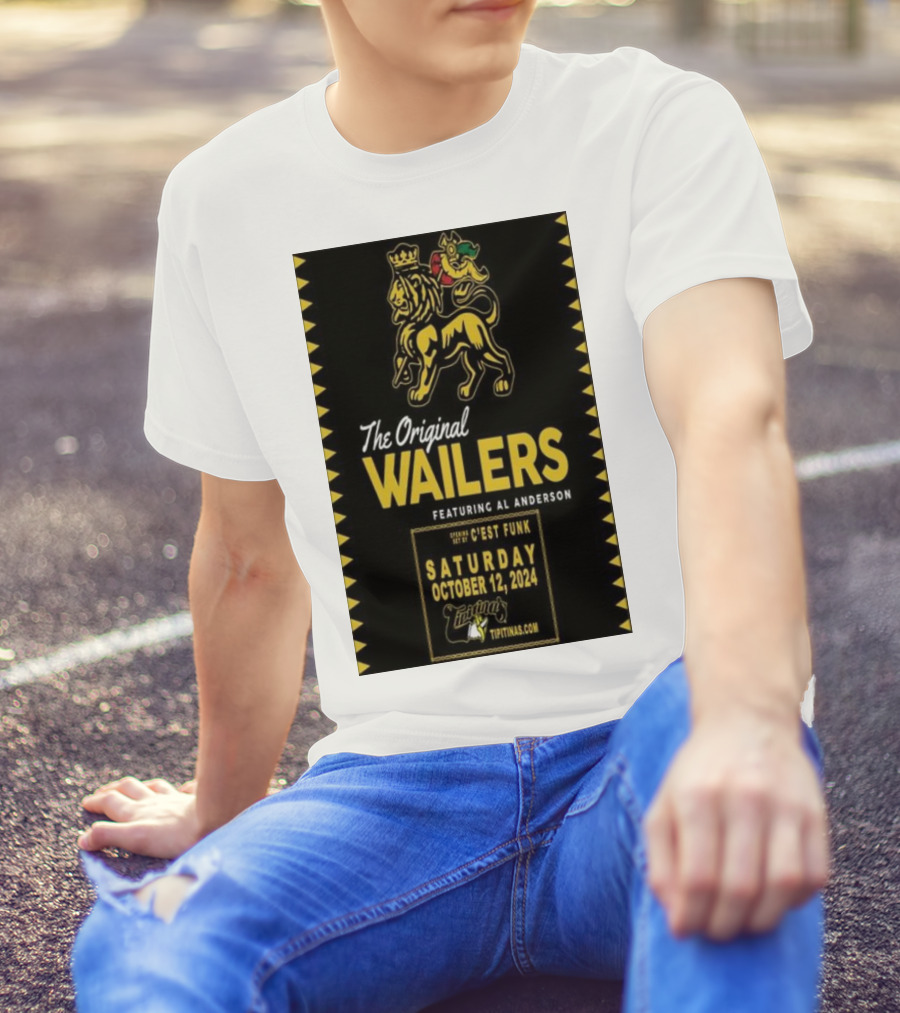 The Original Wailers Featuring Al Anderson Saturday October 12 2024 Tipitina’s New Orleans Opening C’est Funk T-Shirt