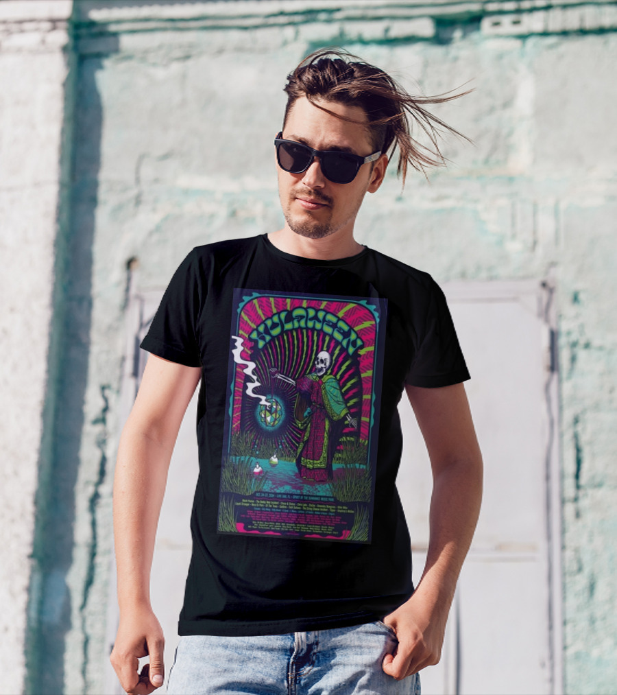 Hulaween Spirit Of Suwannee Park Live Oak, FL Oct 24-27 2024 Event Skeleton T-Shirt