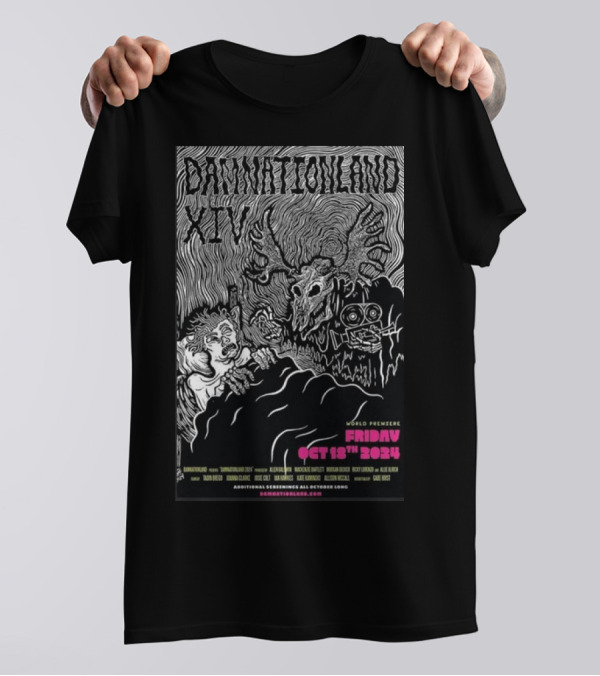 Damnationland XIV Tour World Premiere Friday Oct 18 T-Shirt