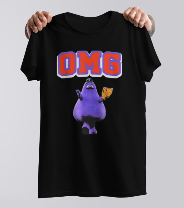 OMG Grimace New York Yankees Catcher T-Shirt