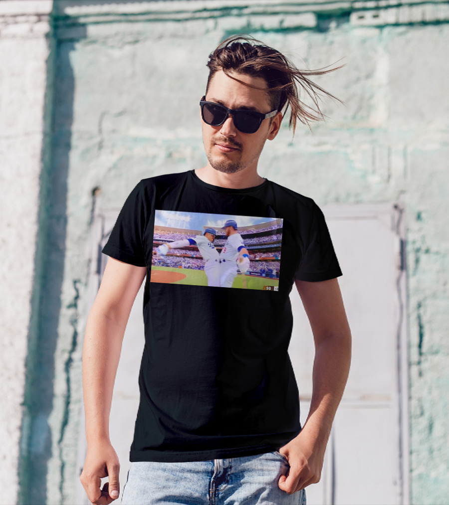 Kike Hernandez Gavin Lux Dodgers T-Shirt
