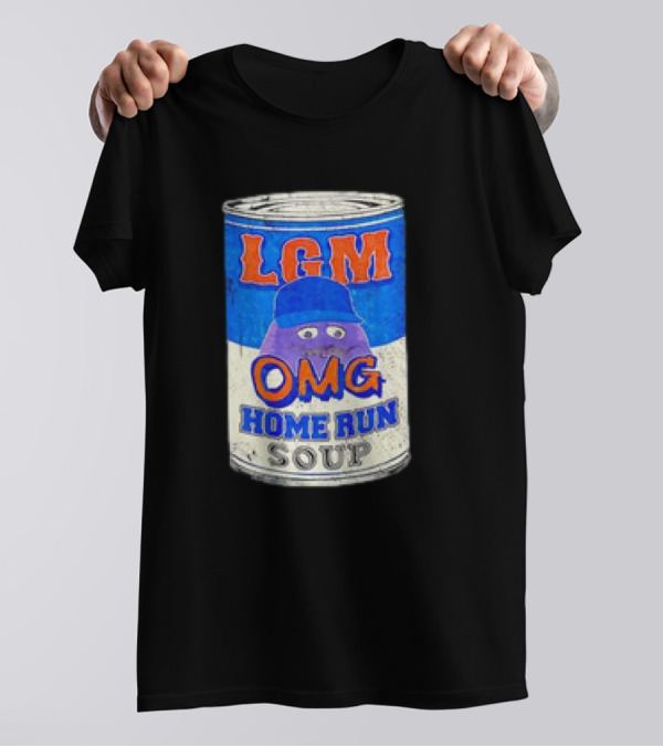 LGM OMG Home Run Soup New York Retro T-Shirt