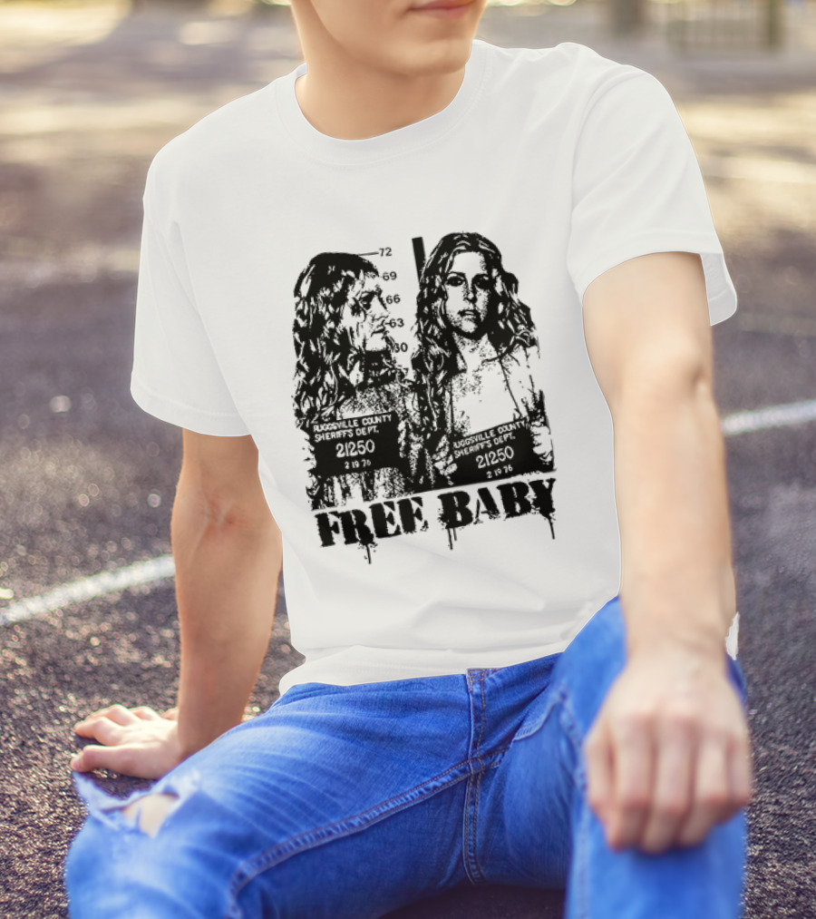 Free Baby Rugsville County Sheriff's Dept Mugshot 21250 T-Shirt