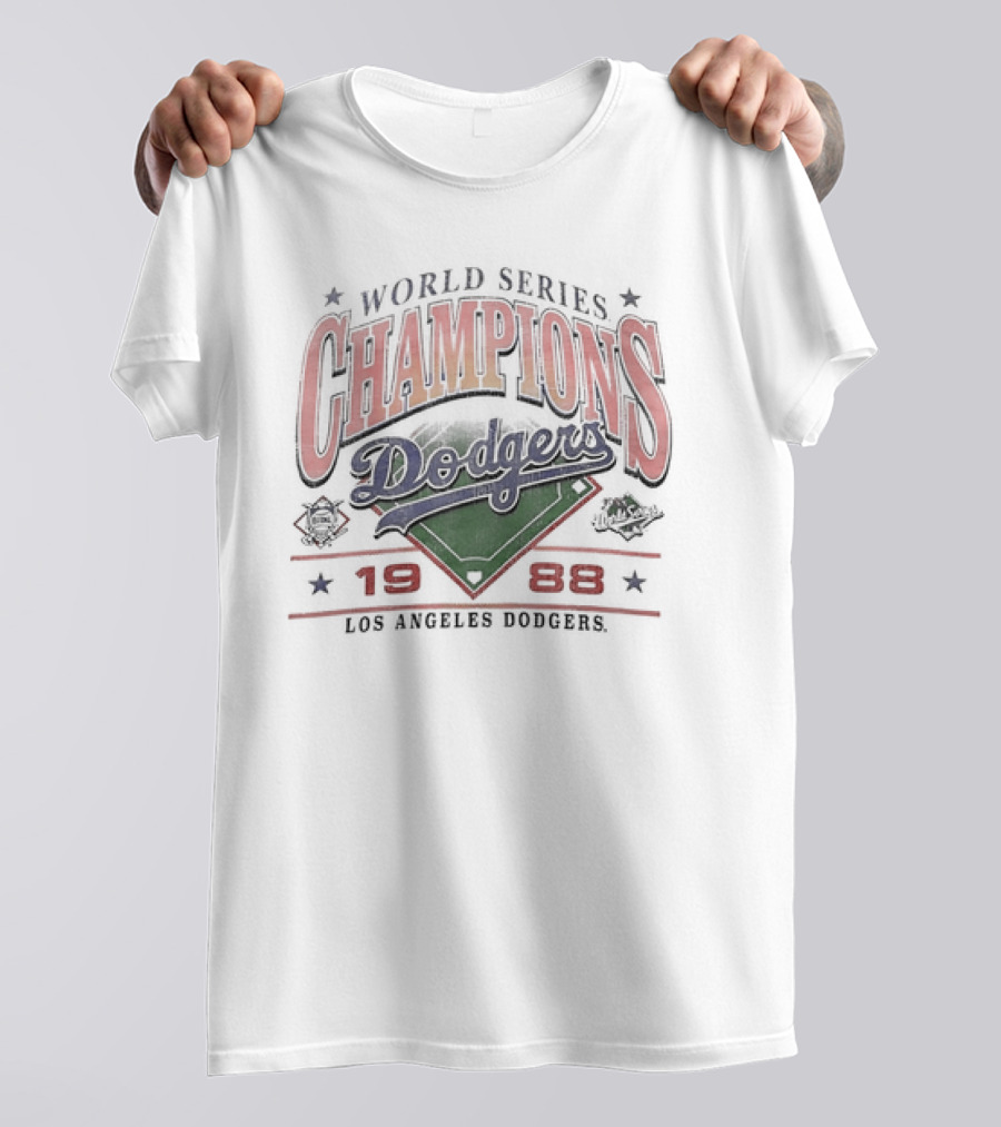 World Series Champions Dodgers 1988 Los Angeles Vintage T-Shirt