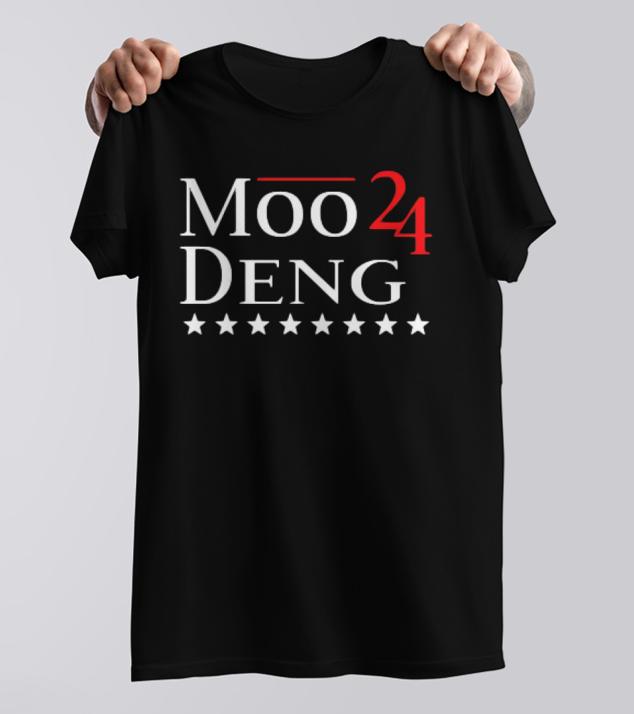 Moo Deng 24 Baby Hippo Cuteness 2024 Stars T-Shirt