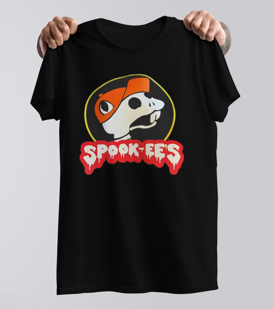 Spook-Ee’s Buc-Ee’s Halloween Skeleton Beanie T-Shirt