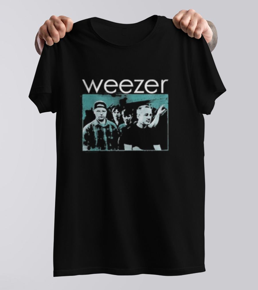 Weezer Oh Yeah Alright Feels Good Inside Vintage Band Photo T-Shirt