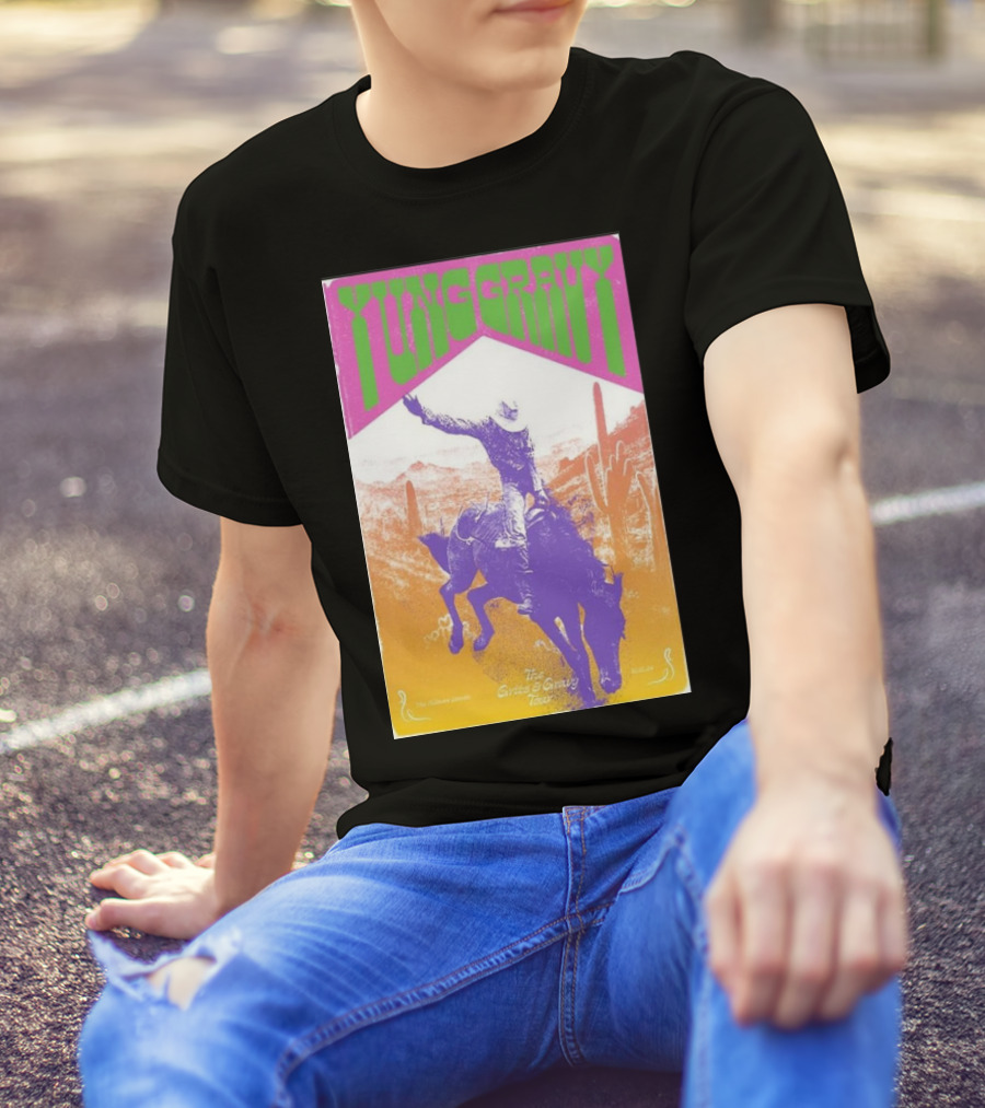 Yung Gravy The Gravy Train Tour The Fillmore Detroit In Detroit, MI Oct 12 2024 Event Rider Cactus Scene T-Shirt