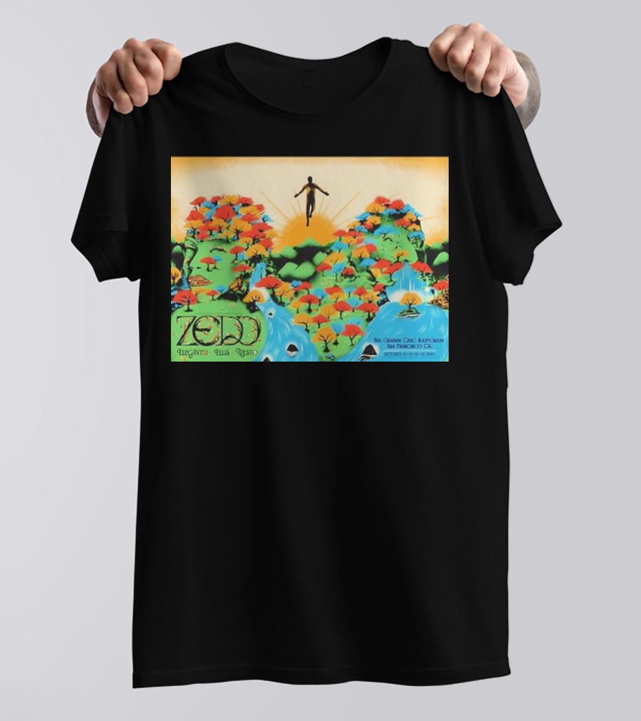 Zedd Electronic Oasis Bill Graham Civic Auditorium San Francisco CA Oct 10-13 2024 Show T-Shirt