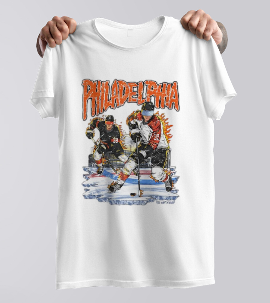 Philadelphia Flyers Hockey Matvei Michkov The Wait Is Over T-Shirt