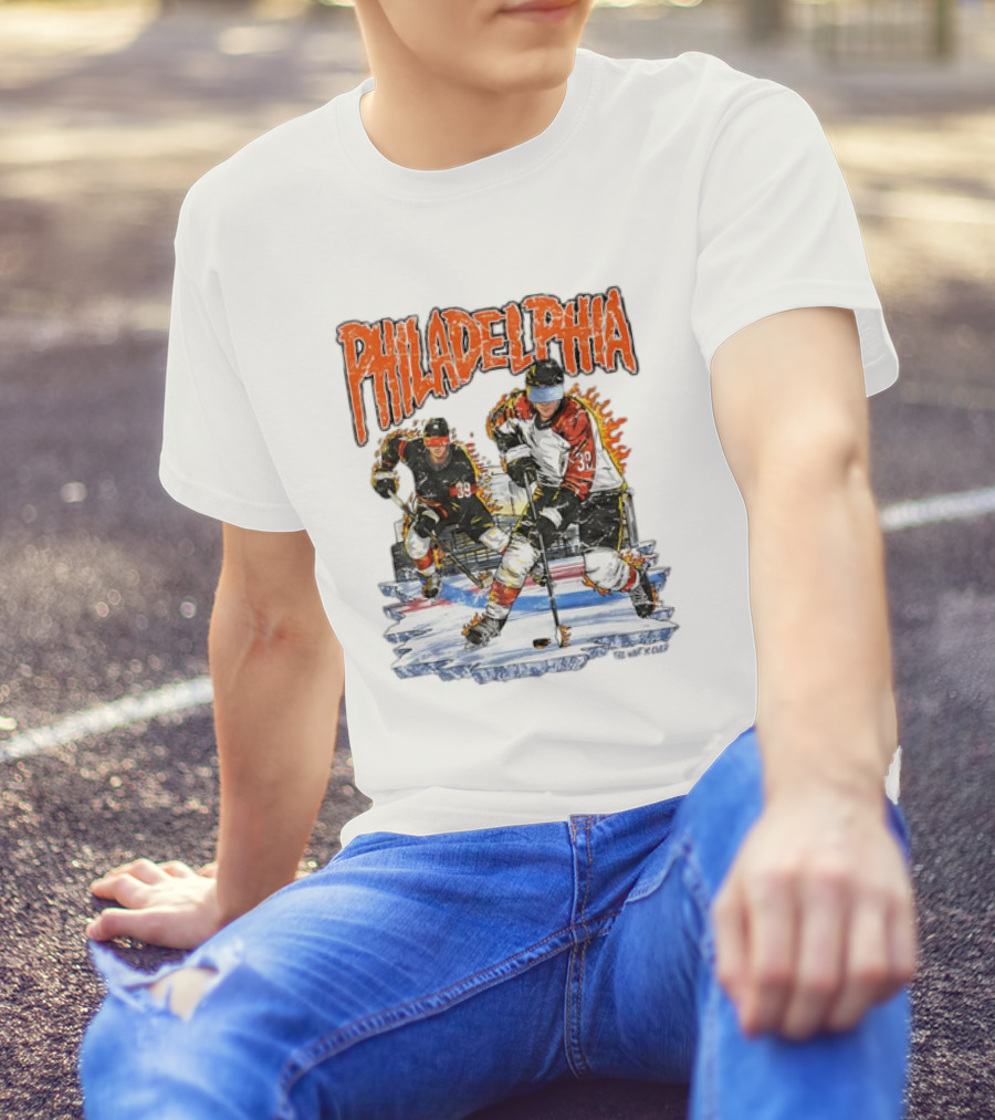 Philadelphia Flyers Hockey Matvei Michkov The Wait Is Over T-Shirt