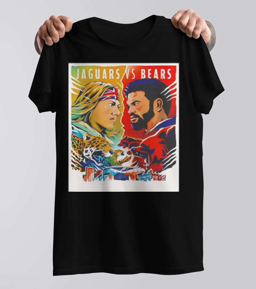 Jaguars Vs Bears Faceoff October 13 2024 Gameday Clash Of Icons T-Shirt