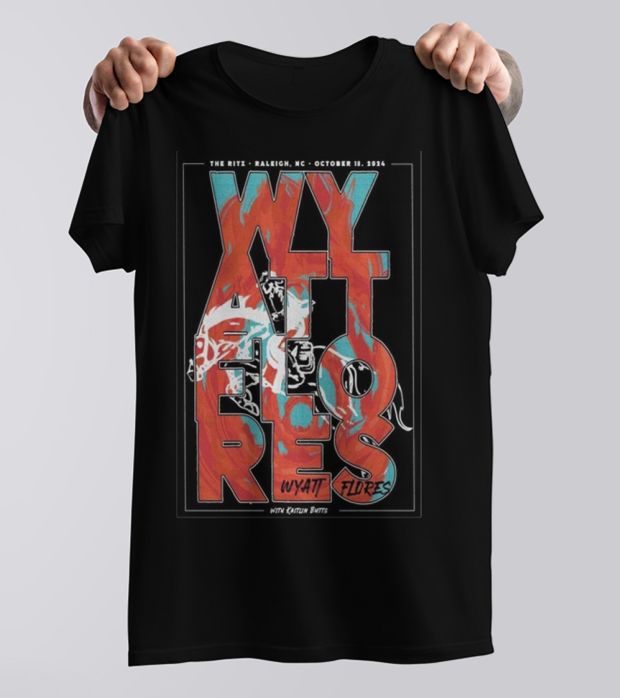 THE RITZ RALEIGH NC OCTOBER 18 2024 WYATT FLORES WITH KAITLIN BUTTS T-Shirt