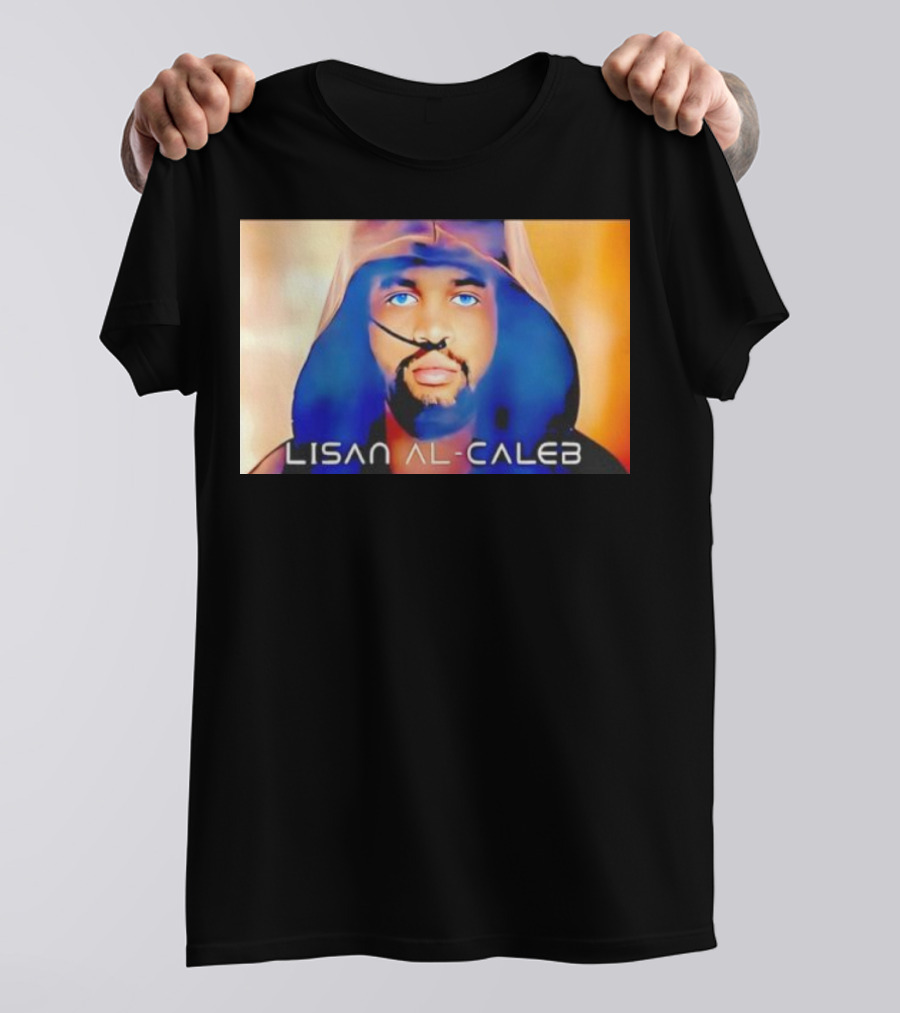 Lisan Al Caleb Blue Hooded T-Shirt