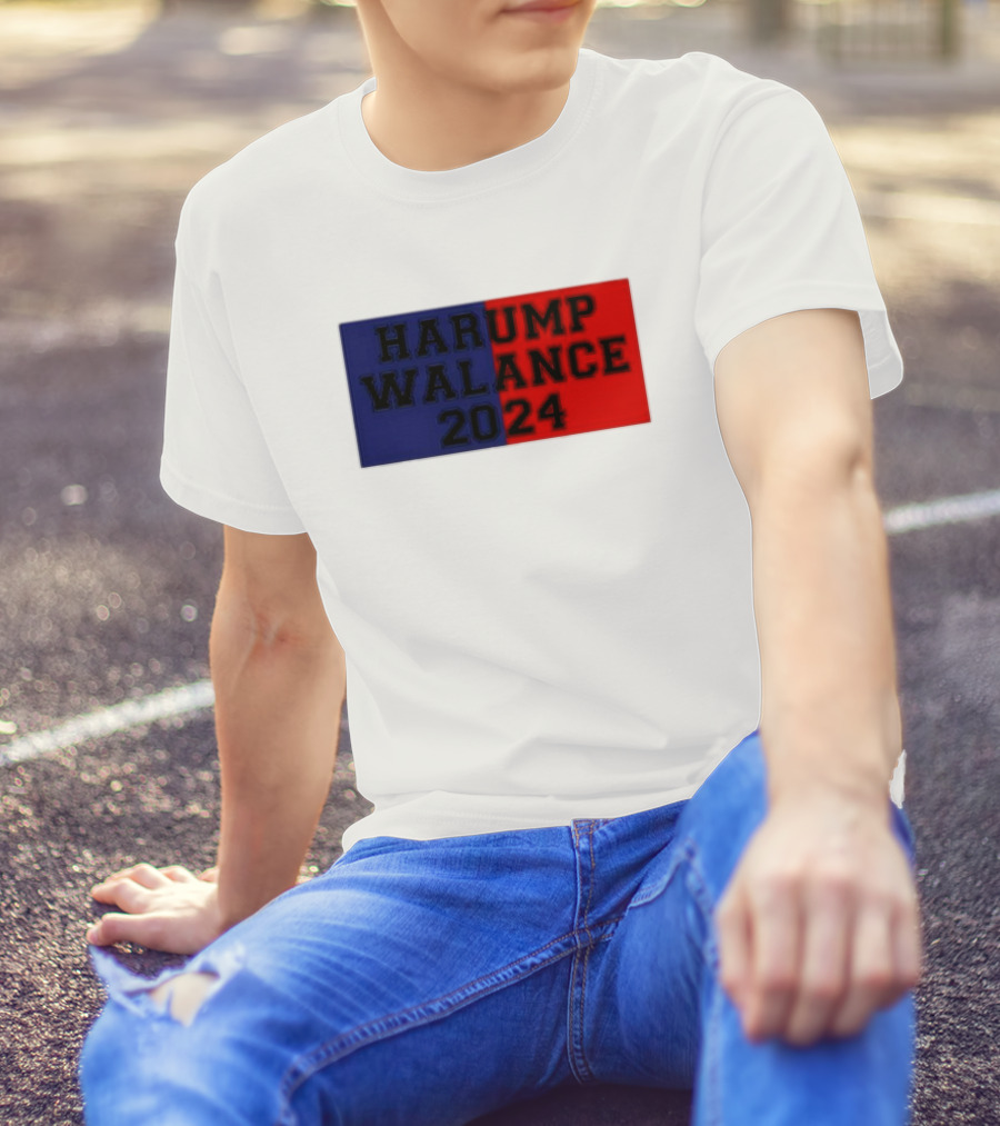 Harump Walance 2024 Harris Trump Walz Vance Funny 2024 Political Humor T-Shirt
