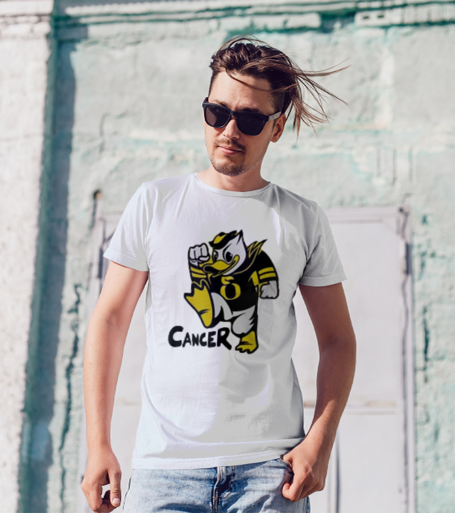 Oregon Ducks Cancer Awareness Stomp Out T-Shirt
