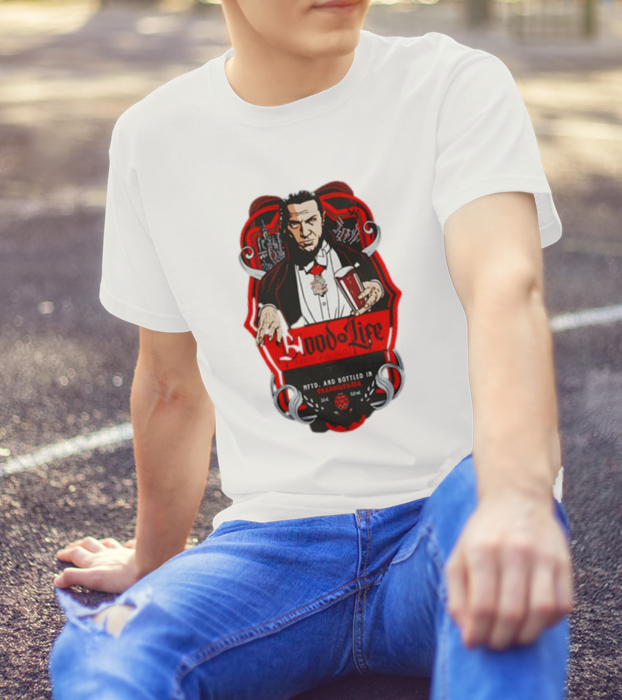 Dracula Blood Is Life Barley Wine Beer Brewed In Transylvania With Children Of The Night’s Taste T-Shirt