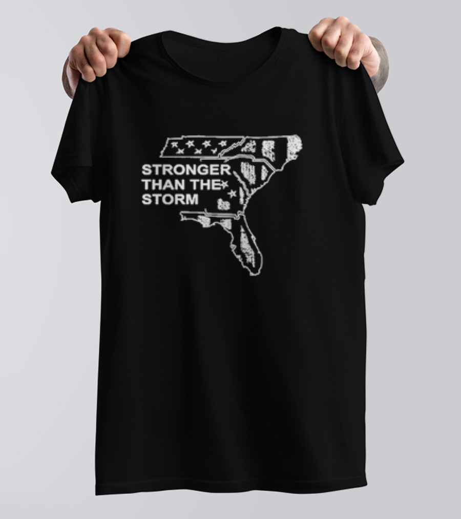 Stronger Than The Storm American Map Design Glenn Jacobs T-Shirt
