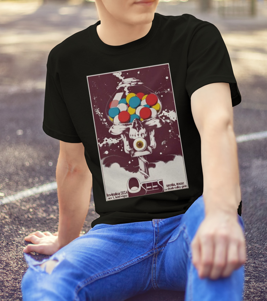 Osees Levitation 2024 Las Vegas Austin Texas Nov 1 With Death Valley Girls Tour T-Shirt