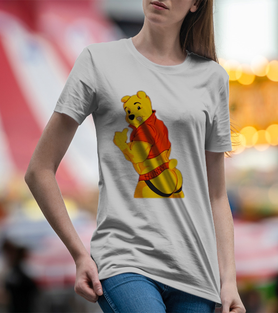 Buff Winnie The Pooh Meme Thicc Winnie T-Shirt
