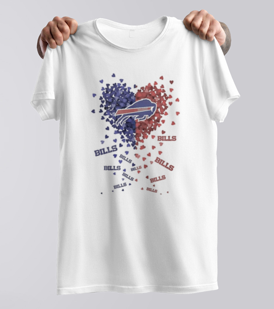 Buffalo Bills Heart Of Passion Loyalty Bills T-Shirt
