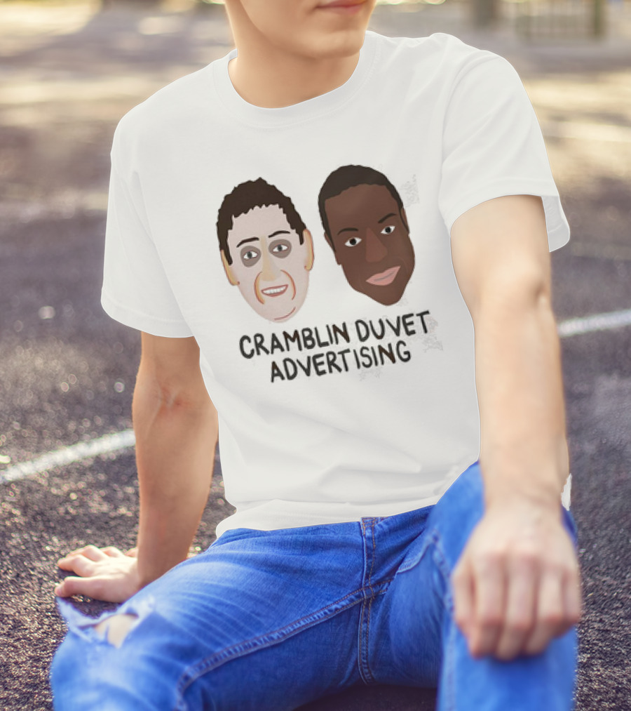 Cramblin Duvet Advertising Faces T-Shirt