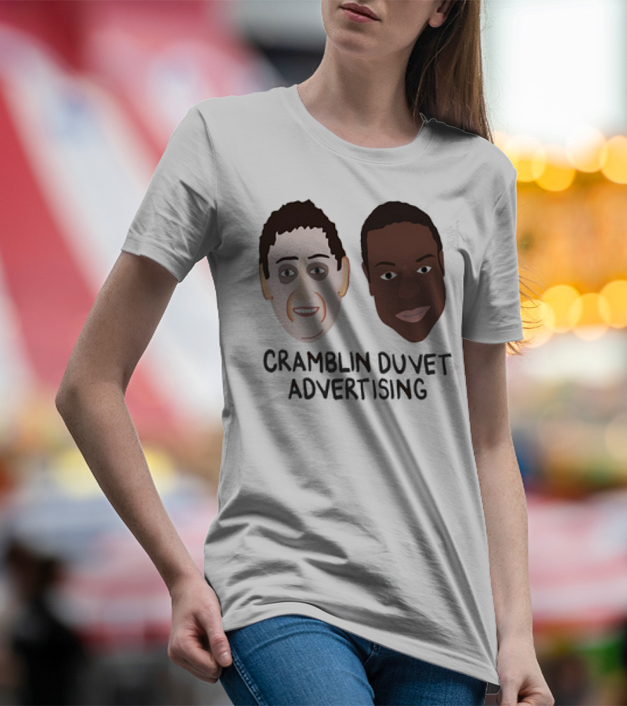 Cramblin Duvet Advertising Faces T-Shirt