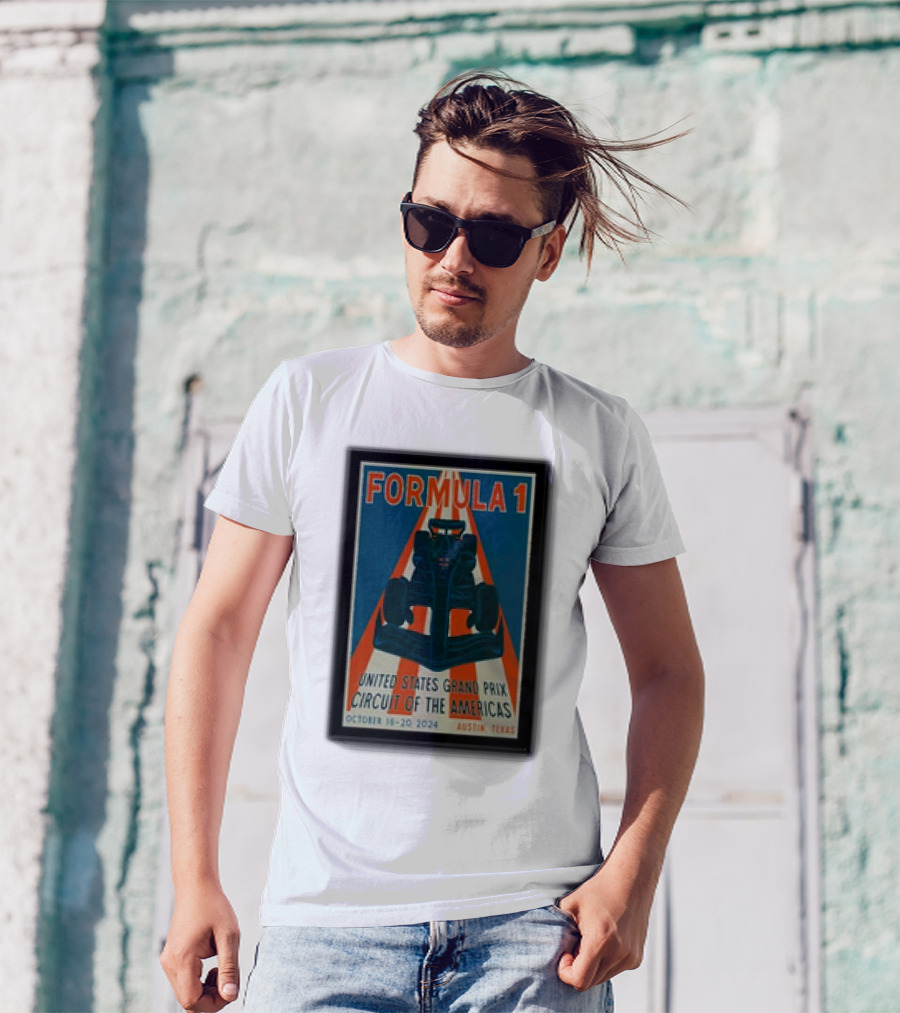 Formula 1 United States Grand Prix Circuit Of The Americas October 18-20 2024 Austin Texas T-Shirt