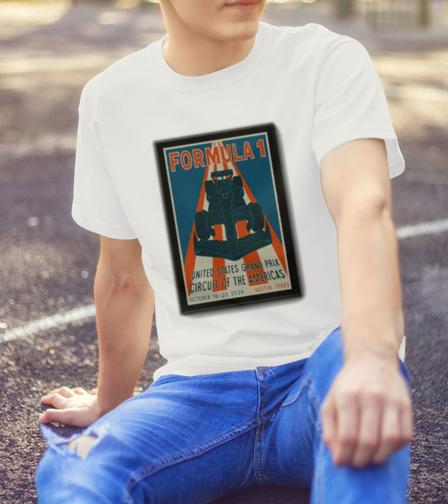 Formula 1 United States Grand Prix Circuit Of The Americas October 18-20 2024 Austin Texas T-Shirt