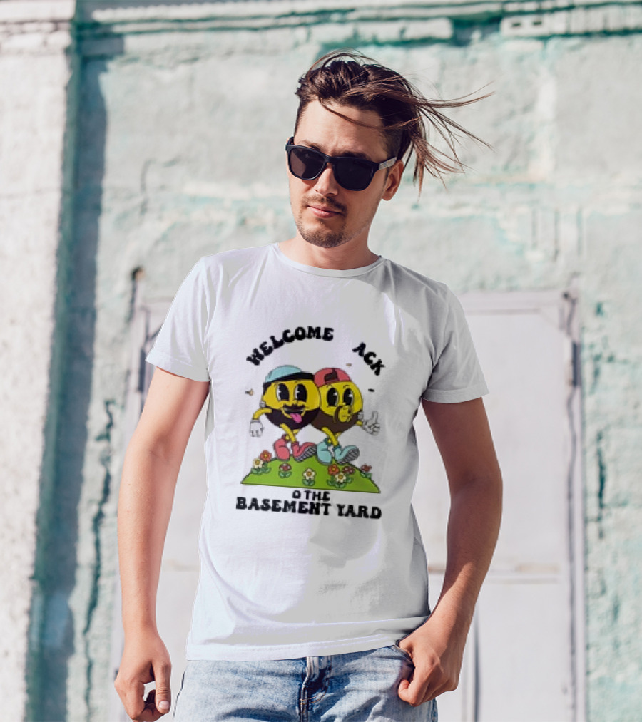 Welcome Back Santagato Studios The Basement Yard Bestie T-Shirt